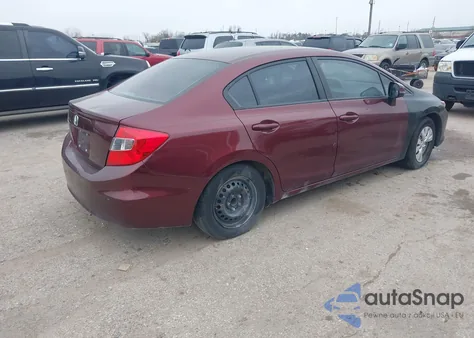 2012 Honda Civic Lx from USA, damaged, VIN 2HGFB2F51CH537626